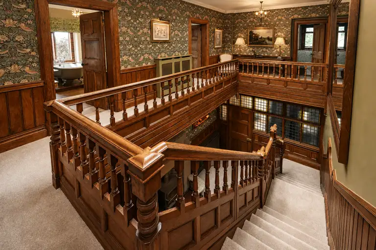 Hallway detail inside The Old Rectory
